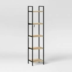 72" Loring Narrow Bookcase - Project 62™ White -Bookshelves Sales Shop unnamed file 3298