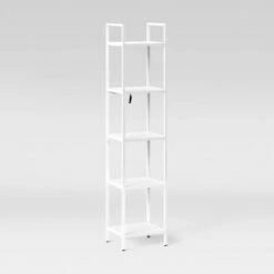 72" Loring Narrow Bookcase - Project 62™ White -Bookshelves Sales Shop unnamed file 3299