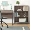 Mixed Material 3 Shelf Bookcase - Room Essentials™ Gray -Bookshelves Sales Shop unnamed file 3314
