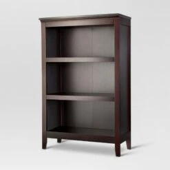 48" Carson 3 Shelf Bookcase - Threshold Espresso -Bookshelves Sales Shop unnamed file 3323