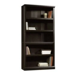 70" 5 Shelf Bookcase - Sauder Estate Black