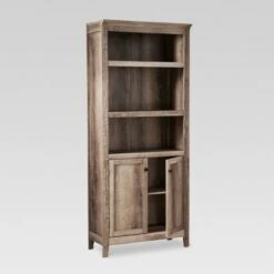 72" Carson 5 Shelf Bookcase with Doors - Threshold™ White -Bookshelves Sales Shop unnamed file 3340