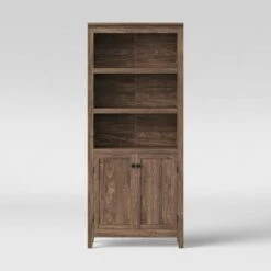 72" Carson 5 Shelf Bookcase with Doors - Threshold™ White -Bookshelves Sales Shop unnamed file 3345