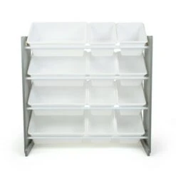 Toy Storage Organizer with Storage Bins Gray - Humble Crew -Bookshelves Sales Shop unnamed file 339