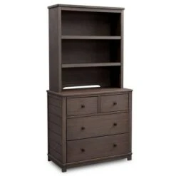 Simmons Kids' SlumberTime Monterey Bookcase/Hutch Rustic Gray -Bookshelves Sales Shop unnamed file 3406