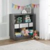 Badger Basket Combo Bin Storage Unit with 3 Baskets Charcoal -Bookshelves Sales Shop unnamed file 342