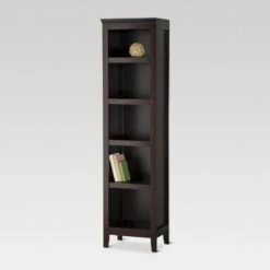 72" Carson Narrow Bookcase - Threshold™ Rustic