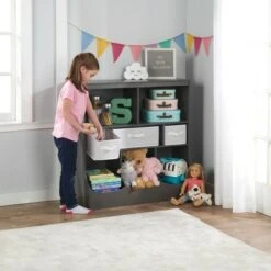 Badger Basket Combo Bin Storage Unit with 3 Baskets Charcoal 9 Badger Basket Combo Bin Storage Unit with 3 Baskets Charcoal -Bookshelves Sales Shop unnamed file 343