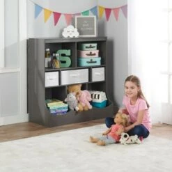 Badger Basket Combo Bin Storage Unit with 3 Baskets Charcoal 10 Badger Basket Combo Bin Storage Unit with 3 Baskets Charcoal -Bookshelves Sales Shop unnamed file 344