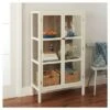 56.2" Hadley Library Cabinet with Glass Shell White - Threshold™ -Bookshelves Sales Shop unnamed file 3441
