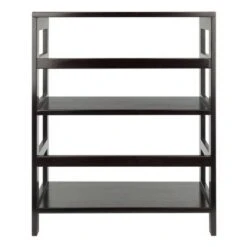 29.21" 2 Tier Leo Shelf Storage or Bookshelf Wide Espresso Brown - Winsome -Bookshelves Sales Shop unnamed file 3448
