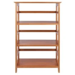 42" Studio Bookshelf 3 Tier Honey Brown - Winsome