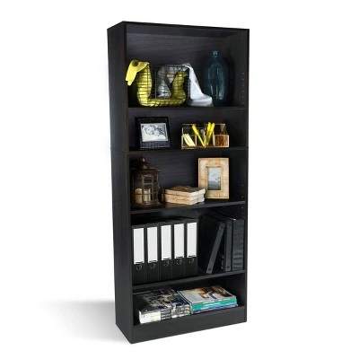 64.8" Oskar 5 Shelf Bookcase - Atlantic Espresso 3 64.8" Oskar 5 Shelf Bookcase - Atlantic Espresso