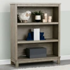 Delta Children Farmhouse Bookcase Textured White