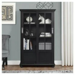 Capewood Bookcase with Sliding Glass Doors 51" - Room & Joy Black 14 Capewood Bookcase with Sliding Glass Doors 51" - Room & Joy Black -Bookshelves Sales Shop unnamed file 3499