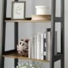 67" Annabelle 5 Tier Ladder Bookcase - Brookside Home Black/white -Bookshelves Sales Shop unnamed file 3553