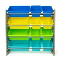 Elements Toy Storage Organizer with 12 Storage Bins - Humble Crew -Bookshelves Sales Shop unnamed file 356