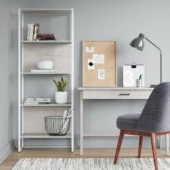 66.7" Paulo 4 Shelf Bookshelf White - Project 62™