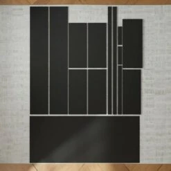 72" Elaine 5 Shelf Standard Bookcase - Brookside Home Dark Gray -Bookshelves Sales Shop unnamed file 3579