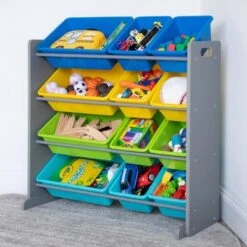 Elements Toy Storage Organizer with 12 Storage Bins - Humble Crew -Bookshelves Sales Shop unnamed file 359