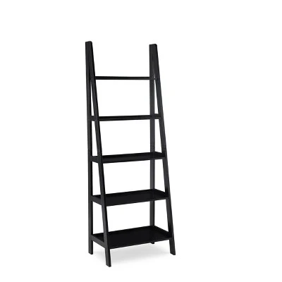 Acadia Ladder Bookshelf - Linon Gray 11 Acadia Ladder Bookshelf - Linon Gray - Image 9