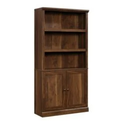 5 Shelf Bookcase with Doors - Sauder Black -Bookshelves Sales Shop unnamed file 3610