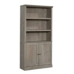 5 Shelf Bookcase with Doors - Sauder Black -Bookshelves Sales Shop unnamed file 3612