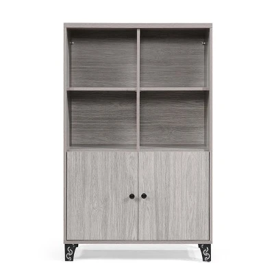 Justina Mid-Century Cabinet - Christopher Knight Home Gray Oak 6 Justina Mid-Century Cabinet - Christopher Knight Home Gray Oak - Image 4