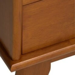 Tierney Solid Hardwood Mid Century Wide Bookcase and Storage Unit - Wyndenhall Teak -Bookshelves Sales Shop unnamed file 3658