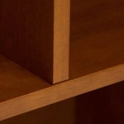 Tierney Solid Hardwood Mid Century Wide Bookcase and Storage Unit - Wyndenhall Teak -Bookshelves Sales Shop unnamed file 3659