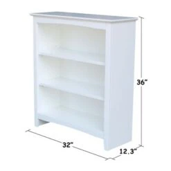 Shaker Bookshelf - International Concepts White -Bookshelves Sales Shop unnamed file 3712