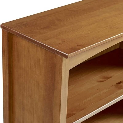 Camaflexi 6 Tier Shaker Style Open Storage Organization Bookshelf Wood Bookcase Shelf Unit w/ 4 Adjustable and 2 Fixed Shelves, Brown Cherry Finish 6 Camaflexi 6 Tier Shaker Style Open Storage Organization Bookshelf Wood Bookcase Shelf Unit w/ 4 Adjustable and 2 Fixed Shelves, Brown Cherry Finish - Image 4