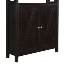 Oxford Bookcase with Cabinet - Breighton Home Weathered Gray -Bookshelves Sales Shop unnamed file 3741