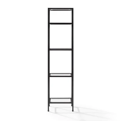 73" Aimee Narrow Etagere Oil Rubbed Bronze - Crosley 3 73" Aimee Narrow Etagere Oil Rubbed Bronze - Crosley