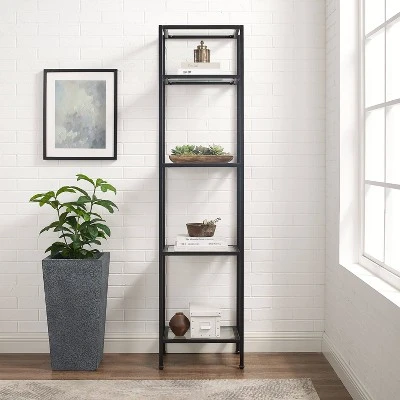 73" Aimee Narrow Etagere Oil Rubbed Bronze - Crosley 4 73" Aimee Narrow Etagere Oil Rubbed Bronze - Crosley - Image 2