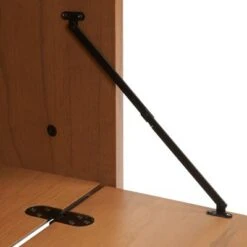 71.96" Lavina 3 Shelves and 1 Door Etagere Natural/Charcoal - Safavieh -Bookshelves Sales Shop unnamed file 3786