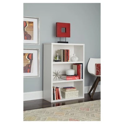 44" 3 Shelf Bookshelf White - ClosetMaid 3 44" 3 Shelf Bookshelf White - ClosetMaid