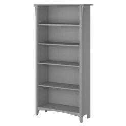 Salinas 5 Shelf Bookcase - Bush Furniture Gray -Bookshelves Sales Shop unnamed file 3806