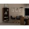 Rockefeller 4 Shelf Bookcase - Manhattan Comfort Black