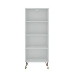 Rockefeller 4 Shelf Bookcase - Manhattan Comfort Black 24 Rockefeller 4 Shelf Bookcase - Manhattan Comfort Black -Bookshelves Sales Shop unnamed file 3823