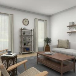 Olivia & May Farmhouse Wood Rectangle Shelving Unit White - Olivia & May -Bookshelves Sales Shop unnamed file 3870