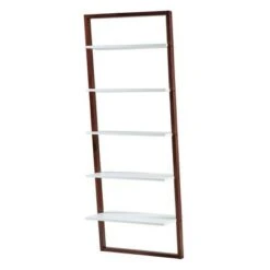 Phyliss White Metal Leaning Ladder Shelves - Inspire Q Espresso 13 Phyliss White Metal Leaning Ladder Shelves - Inspire Q Espresso -Bookshelves Sales Shop unnamed file 3880