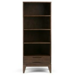 Pearson Bookcase with Storage - Wyndenhall Walnut Brown -Bookshelves Sales Shop unnamed file 3890