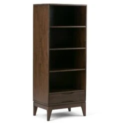 Pearson Bookcase with Storage - Wyndenhall Walnut Brown -Bookshelves Sales Shop unnamed file 3895