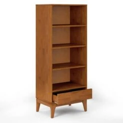Pearson Bookcase with Storage - Wyndenhall Walnut Brown -Bookshelves Sales Shop unnamed file 3896