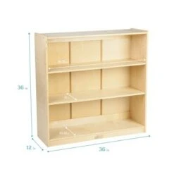 ECR4Kids Classic Birch Bookcase