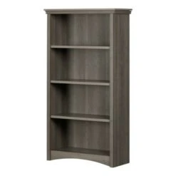 58.12" Gascony 4 Shelf Bookcase - South Shore Gray Maple -Bookshelves Sales Shop unnamed file 3930