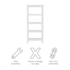 Davis Bookcase - Linon Driftwood