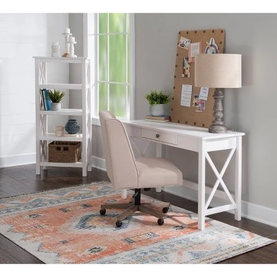 Davis Bookcase - Linon Driftwood 7 Davis Bookcase - Linon Driftwood - Image 5