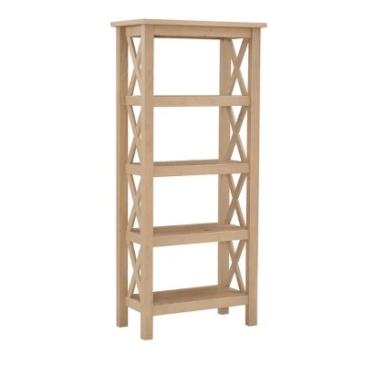 Davis Bookcase - Linon Driftwood 14 Davis Bookcase - Linon Driftwood - Image 12